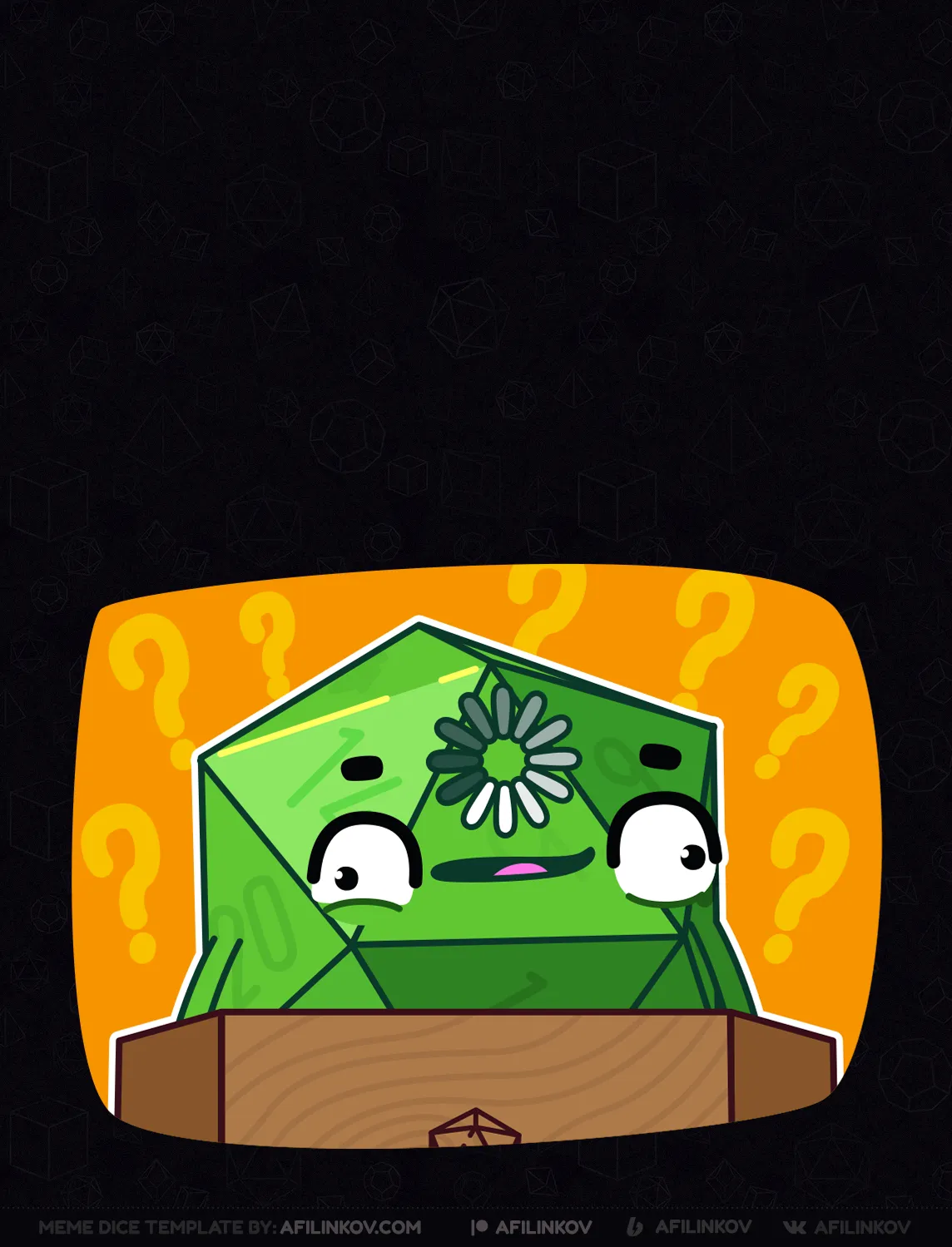 d20, dungeon master, thinking, dumb, screen, clueless DM, silly ideas, dnd meme