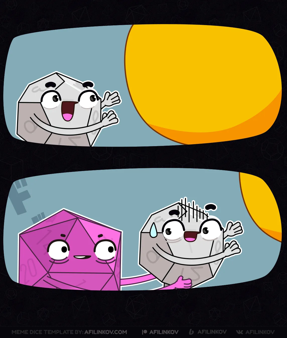 d20, d12, plans vs reality, expectations, real outcome, contrast, failure, dnd meme