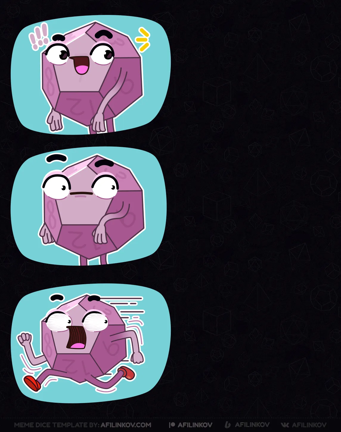 d12, surprise, fear, strong, running, escape, fleeing, brave reaction, panic, dnd meme